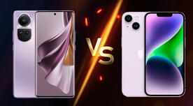 OPPO Reno10 Pro vs. Apple iPhone 14: ¿cuál de estos gama alta me conviene comprar? Ficha técnica y precio actualizado