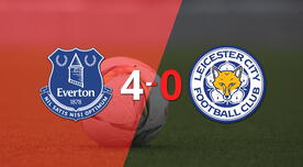 Resumen: Goleada de Everton a Leicester City con doblete de Beto incluído 