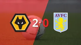 Resumen: Wolverhampton le ganó con claridad a Aston Villa por 2 a 0