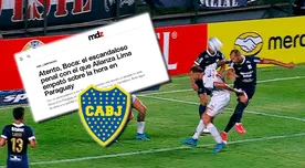 Prensa argentina pone en alarma a Boca Juniors por empate de Alianza Lima: "Escandaloso penal"