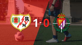 Resumen: A Rayo Vallecano le alcanzó con un gol para derrotar a Valladolid en el Estadio de Vallecas