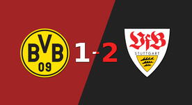 Resumen: Borussia Dortmund no logró superar la firmeza de Stuttgart y cayó 2 a 1