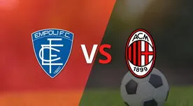 Con un empate en 0, empieza el segundo tiempo entre Empoli y Milan