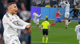 ¡Llegó el empate! Kylian Mbappé fusiló en el área a Oblak y marcó el 1-1 del Real Madrid