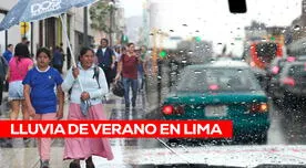 ¿Hasta cuándo seguirá la lluvia de verano en Lima Metropolitana? Esto dijo el Senamhi