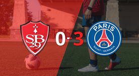 Resumen: PSG apabulló a Stade Brestois y se ilusiona