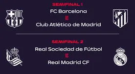 Barcelona vs Atlético Madrid y Real Sociedad vs Real Madrid: horario por 'semis' de Copa del Rey