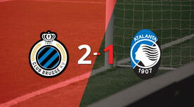 Resumen: Club Brugge le ganó en la ida a Atalanta con gol agónico