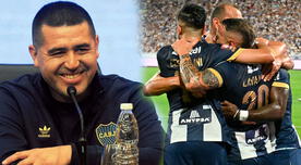 Riquelme quedó rendido y no dudó en elogiar a tres jugadores de Alianza Lima: "Saben jugar"