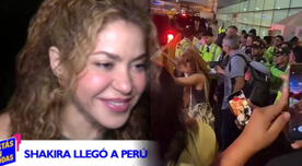 Shakira llegó a Perú, trepó una reja y no aguantó la emoción: "Tengo unas ganas de un ceviche"