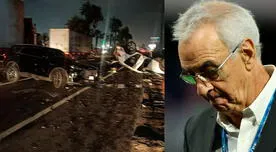 Jorge Fossati sufrió un accidente de tránsito cuando salió de Campo Mar Jorge Fossati sufrió un accidente de tránsito cuando salió de Campo Mar