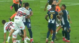 Miguel Trauco casi pierde los papeles contra jugadores de Sao Paulo tras recibir dura falta Miguel Trauco casi pierde los papeles contra jugadores de Sao Paulo tras recibir dura falta