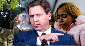 Ron DeSantis lanzó fuerte mensaje contra inmigrantes detenidos en Florida: "Nunca debieron estar en el país" Ron DeSantis lanzó fuerte mensaje contra inmigrantes detenidos en Florida: "Nunca debieron estar en el país"