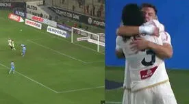 Diego Churín anotó el 2-0 de Universitario sobre Sporting Cristal y todos lo abrazaron Diego Churín anotó el 2-0 de Universitario sobre Sporting Cristal y todos lo abrazaron