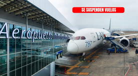 ¡Atención! Vuelos de ingreso y salida en el aeropuerto Jorge Chávez se suspenden este domingo 1 de junio ¡Atención! Vuelos de ingreso y salida en el aeropuerto Jorge Chávez se suspenden este domingo 1 de junio