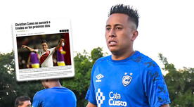 Prensa ecuatoriana da firme calificativo a Cueva tras acordar con Emelec: "Representa un..." Prensa ecuatoriana da firme calificativo a Cueva tras acordar con Emelec: "Representa un..."
