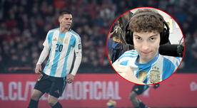 Davoo Xeneize se compara con estrella de selección argentina: "Quería ser como yo"