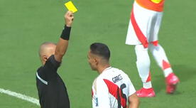 ¡En menos de 3 minutos! Renzo Garcés es amonestado y complica a Perú ante Colombia - VIDEO ¡En menos de 3 minutos! Renzo Garcés es amonestado y complica a Perú ante Colombia - VIDEO