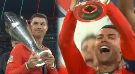 ¡Emotivo! Así levantó Cristiano Ronaldo su tercer título con la selección de Portugal - VIDEO ¡Emotivo! Así levantó Cristiano Ronaldo su tercer título con la selección de Portugal - VIDEO