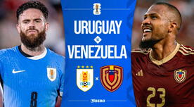 Uruguay vs. Venezuela EN VIVO por Eliminatorias Sudamericanas 2026: A qué hora y dónde ver Uruguay vs. Venezuela EN VIVO por Eliminatorias Sudamericanas 2026: A qué hora y dónde ver