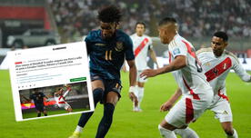 "Objetivo cumplido", así reaccionó la prensa ecuatoriana tras empatar con Perú en Lima