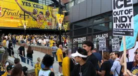 Las protestas a favor de los inmigrantes continúan en Indianápolis: manifestantes marchan contra ICE previo a la final de la NBA Las protestas a favor de los inmigrantes continúan en Indianápolis: manifestantes marchan contra ICE previo a la final de la NBA