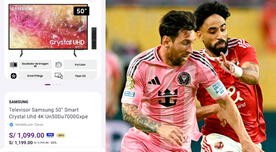 Este Smart TV de 50'' de Samsung está con descuento del 40% en Yape: es ideal para ver los partidos del Mundial de Clubes
