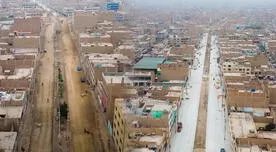 Confirman avance de la construcción de av. Pacasmayo: pistas pavimentadas, nuevas veredas y áreas verdes Confirman avance de la construcción de av. Pacasmayo: pistas pavimentadas, nuevas veredas y áreas verdes