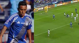 El espectacular pase de Christian Cueva que terminó en gol de Emelec durante su debut El espectacular pase de Christian Cueva que terminó en gol de Emelec durante su debut