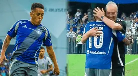 La emotiva reacción del DT de Emelec con Christian Cueva tras su auspicioso debut La emotiva reacción del DT de Emelec con Christian Cueva tras su auspicioso debut