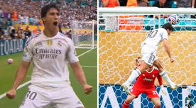 Gonzalo García anotó el 1-0 del Real Madrid ante Juventus con soberbio cabezazo - VIDEO Gonzalo García anotó el 1-0 del Real Madrid ante Juventus con soberbio cabezazo - VIDEO