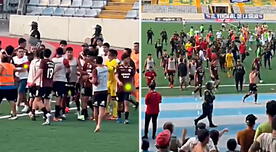 Plantel de Universitario protagonizó batalla campal durante último encuentro de la Liga - VIDEO Plantel de Universitario protagonizó batalla campal durante último encuentro de la Liga - VIDEO