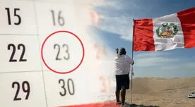 El 23 de julio será feriado: estas son todas las regiones del Perú en las que se hará efectiva la medida El 23 de julio será feriado: estas son todas las regiones del Perú en las que se hará efectiva la medida