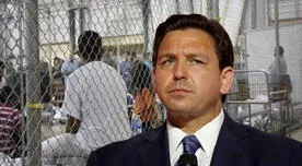 Esta la única salida para los inmigrantes indocumentados encerrados en el Alligator Alcatraz, según Ron DeSantis Esta la única salida para los inmigrantes indocumentados encerrados en el Alligator Alcatraz, según Ron DeSantis