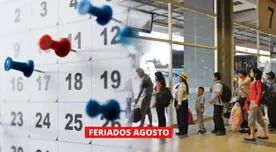Feriados de agosto 2025 en Perú: calendario completo y qué se celebra en estas fechas