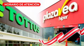 ¿Cuál es el horario de atención de Tottus, Plaza Vea y más supermercados este 28 y 29 de julio? ¿Cuál es el horario de atención de Tottus, Plaza Vea y más supermercados este 28 y 29 de julio?