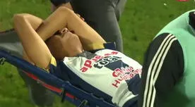 Piero Cari sufrió un duro golpe y salió llorando del partido en el Alianza Lima vs Alianza Atlético Piero Cari sufrió un duro golpe y salió llorando del partido en el Alianza Lima vs Alianza Atlético