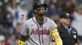 Ronald Acuña Jr. sufre una lesión en la pantorrilla | ¿Cuántos juegos se perderá el venezolano con los Bravos? Ronald Acuña Jr. sufre una lesión en la pantorrilla | ¿Cuántos juegos se perderá el venezolano con los Bravos?
