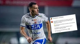 ¿Rumbo a Cristal? Wellington Nascimento anuncia viaje en pleno mercado de pases: "Hasta luego..."