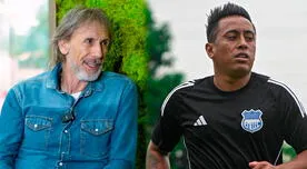 Ricardo Gareca confesó su reacción al ver a Christian Cueva en Emelec: "Últimamente..."