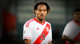 ¡Alarma en Perú! André Carrillo se lesionó y peligra su participación en las Eliminatorias 2026