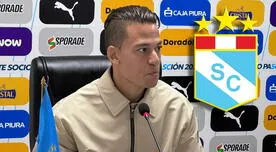 Cristian Benavente dio fuerte calificativo a Sporting Cristal tras ser presentado: "Un club..."