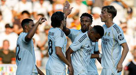 Con doblete de Kylian Mbappé, Real Madrid goleó a Tirol en un partido amistoso