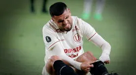 ¿Se pierde el clásico? Universitario reveló la lesión que sufrió Rodrigo Ureña ante Palmeiras