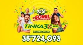 La Tinka de HOY, domingo 17 de agosto: ver últimos resultados, jugada ganadora y pozo millonario La Tinka de HOY, domingo 17 de agosto: ver últimos resultados, jugada ganadora y pozo millonario
