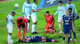 Kevin Quevedo sufrió duro choque con arquero de U. Católica en jugada peligrosa
