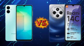 Samsung Galaxy A06 vs. Xiaomi Redmi 14C | Cuál de estos teléfonos baratos tiene mejor pantalla, procesador, cámaras y batería Samsung Galaxy A06 vs. Xiaomi Redmi 14C | Cuál de estos teléfonos baratos tiene mejor pantalla, procesador, cámaras y batería