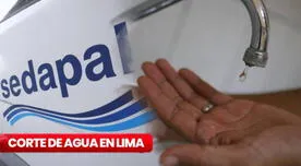Corte de agua en Lima este lunes 1 de septiembre: qué distritos serán los afectados Corte de agua en Lima este lunes 1 de septiembre: qué distritos serán los afectados
