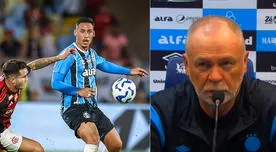 DT de Gremio, Mano Menezes, dio rotundo mensaje sobre Erick Noriega tras debut: "Tuve que..." DT de Gremio, Mano Menezes, dio rotundo mensaje sobre Erick Noriega tras debut: "Tuve que..."