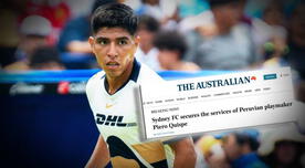 Prestigioso medio australiano dio firme calificativo a Quispe tras firmar por Sydney FC: "Fue una..." Prestigioso medio australiano dio firme calificativo a Quispe tras firmar por Sydney FC: "Fue una..."